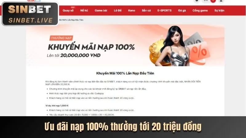 Điền thông tin đăng ký km1888